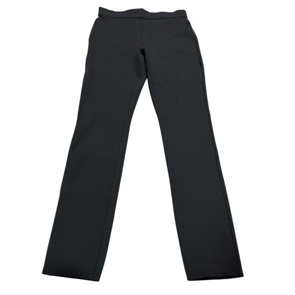Spanx Womens Medium Gray Pull on Skinny Pants Office Career Minimalist Basic - Picture 1 of 8